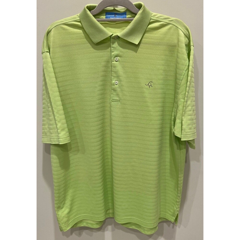 SAND HILLS GOLF CLUB Nebraska - Fairway & Greene Golf Shirt - Men's Size L Green